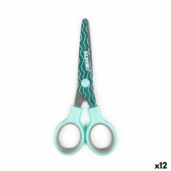 Schere Alpino Bunt Weiß/Orange Edelstahl 130 mm