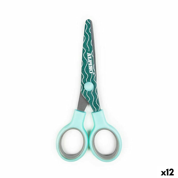 Schere Alpino Bunt Weiß/Orange Edelstahl 130 mm