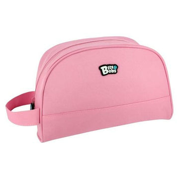Reise-Toilettentasche Bits&Bobs Rosa rund 26 x 15 x 12 cm
