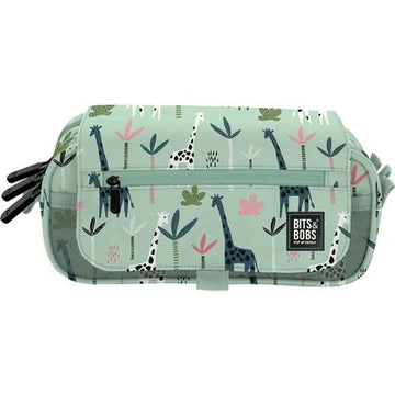 Dreifaches Mehrzweck-Etui Bits&Bobs Jungle Bunt 23 x 10 x 10 cm