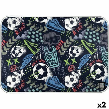 Schutzmatte Bits&Bobs MATCH Bunt PVC 47 x 33 cm Desktop (2 Stück)