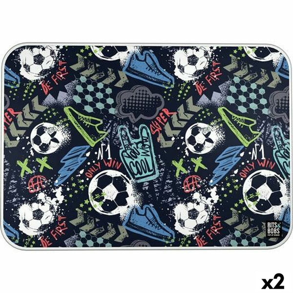 Schutzmatte Bits&Bobs MATCH Bunt PVC 47 x 33 cm Desktop (2 Stück)