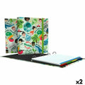 Ringbuch Grafoplas Carpebook Revolution Green grün A4 (2 Stück)
