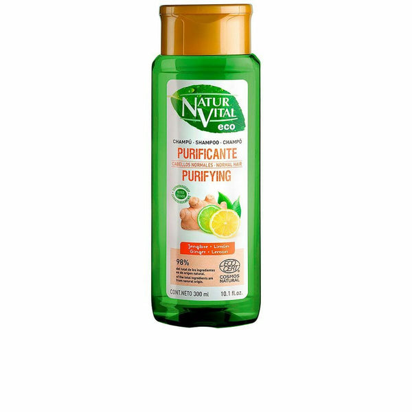 Tiefenreinigendes Shampoo Naturvital Eco Purificante 300 ml Ingwer Zitronengelb