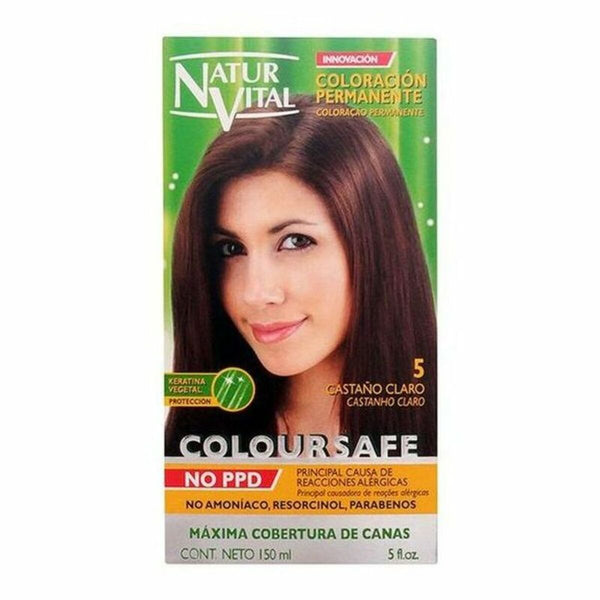 Amoniakfreie Färbung Naturaleza y Vida Coloursafe Nº 5-Castano Claro 150 ml