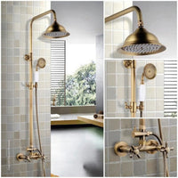 Dusche Säule Rousseau Grau Bronze Edelstahl