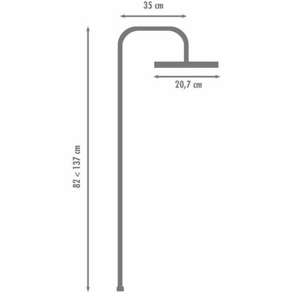 Duschkopf Rousseau HERA Schwarz ABS
