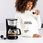 Filterkaffeemaschine Taurus Verona inox 12 tazas 1000 W Schwarz