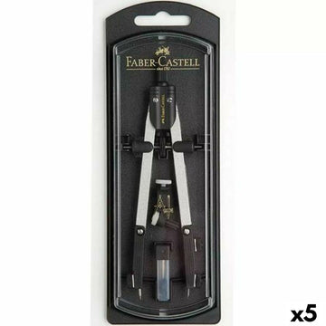 Kompass Faber-Castell 17 cm Zubehör (5 Stück)
