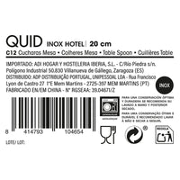 Löffel-Set Quid Hotel Metall Edelstahl 19,5 cm 12 Stück