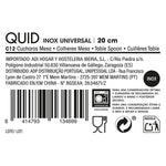 Löffel-Set Quid Inox Universal Metall (12 Stück)