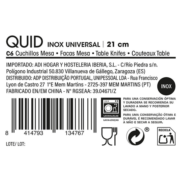 Messerset Quid Inox Universal Metall (6 Stück)