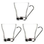 Tasse Kaffee und Tee Quid Supreme Durchsichtig 250 ml 3 Stücke