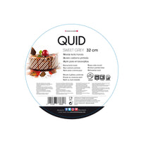 Backform Quid Sweet Grey Schwarz Metall 32 x 3 cm