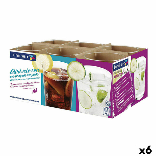 Trinkglas Luminarc Sidra Gigante Durchsichtig Glas 6 Stück 530 ml (Pack 6x)