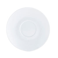 Teller Quid Basic Kaffee aus Keramik Weiß (12,5 cm) (Pack 12x)