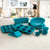 Kuchenspringform Quid Silik One Blau Kunststoff (27,5 x 12 cm) (Pack 6x)