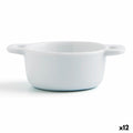 Satz für Appetithäppchen Quid Gastro Fun Weiß aus Keramik 10 x 7 x 4 cm (12 Stück)
