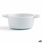 Satz für Appetithäppchen Quid Gastro Fun Weiß aus Keramik 10 x 7 x 4 cm (12 Stück)