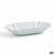 Tablett für Snacks Quid Gastro Fun Weiß aus Keramik 20,5 x 11 x 3,5 cm (12 Stück) (Pack 12x)