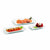 Tablett für Snacks Quid Gastro Fun Weiß aus Keramik 20 x 13 x 2 cm (6 Stück)