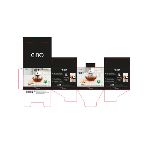 Italienische Kaffeemaschine Quid Borosilikatglas (55 cl)