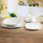 Suppenteller Quid Novo Vinci aus Keramik Weiß (20,5 cm) (Pack 6x)