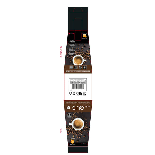 Italienische Kaffeemaschine Quid Milan Metall 4 Kopper