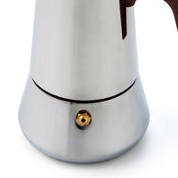 Italienische Kaffeemaschine Quid Milan Metall 6 Tassen