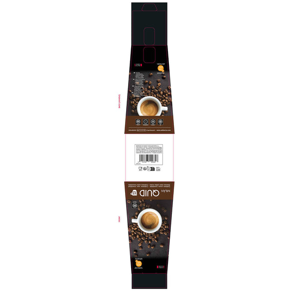 Italienische Kaffeemaschine Quid Milan Metall 12 Kopper