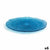 Flacher Teller Quid Mar De Viento Blau Glas Ø 32 cm (6 Stück) (Pack 6x)