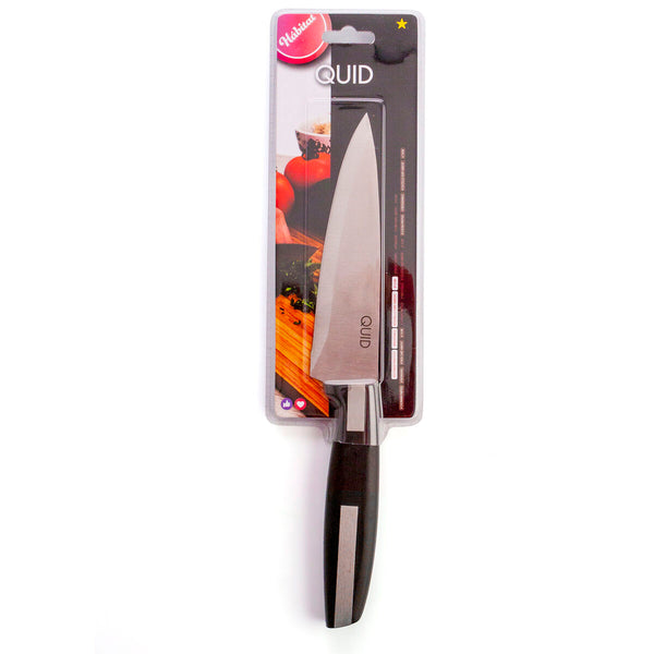 Chef Messer Quid Habitat Schwarz Metall 15 cm (Pack 12x)
