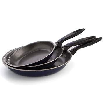 Pfannen-Set Quid Nuit Blau Metall (3 pcs)