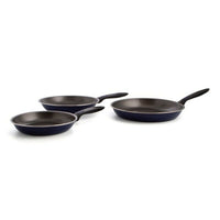 Pfannen-Set Quid Nuit Blau Metall (3 pcs)