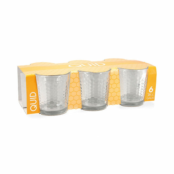 Gläserset Quid Gala Durchsichtig Glas 6 Stücke 260 ml