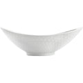 Kochschüssel Quid Gastro Weiß aus Keramik 28,2 x 15,5 x 9 cm (4 Stück) (Pack 4x)