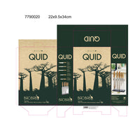 Küchenmesserset und Halterung Quid Baobab (5 pcs) Braun Metall