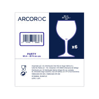 Gläsersatz Arcoroc Party 6 Stück Durchsichtig Glas 620 ml