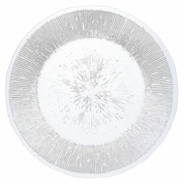 Flacher Teller Quid Lonja Durchsichtig Glas (6 Stück) (Pack 6x)