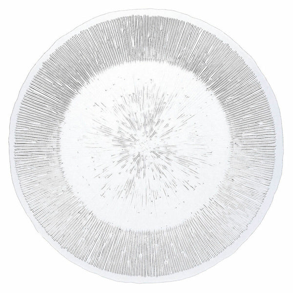 Flacher Teller Quid Lonja Durchsichtig Glas (6 Stück) (Pack 6x)