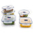 Lunchbox-Set Luminarc Pure Box Active (5 pcs) zweifarbig Glas 43 x 32 x 18 cm (5 Stück)