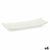 Tablett für Snacks Quid Select Weiß aus Keramik 20,5 x 7,5 cm (6 Stück) (Pack 6x)
