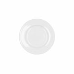 Flacher Teller Bidasoa Glacial Ala Ancha Weiß aus Keramik Ø 16,5 cm 16,5 cm (12 Stück) (Pack 12x)