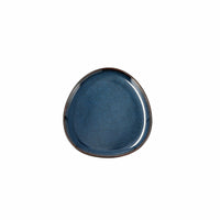 Flacher Teller Bidasoa Ikonic Blau aus Keramik 11 x 11 cm (12 Stück) (Pack 12x)