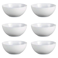 Schalenset Luminarc Diwali Weiß Glas (18 cm) (6 pcs)