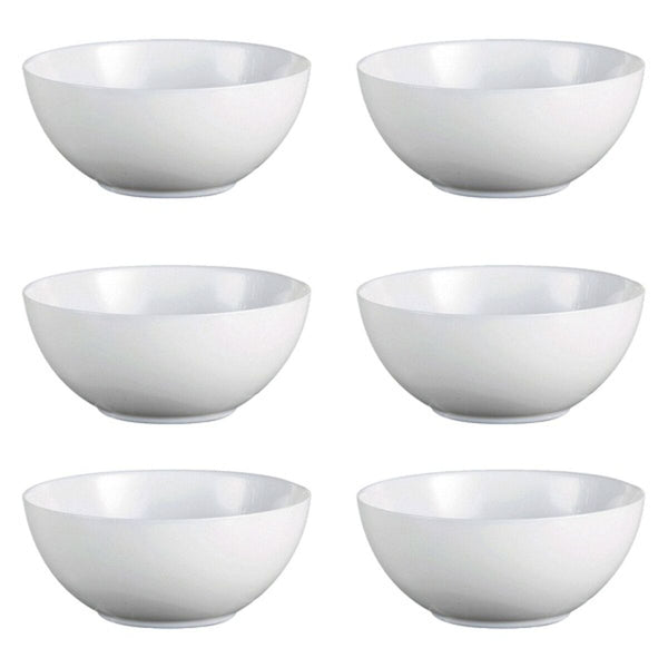 Schalenset Luminarc Diwali Weiß Glas (18 cm) (6 pcs)