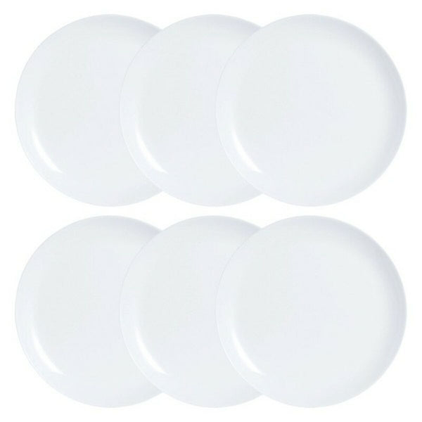 Geschirr-Set Luminarc Diwali 6 pcs Weiß Glas
