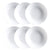 Geschirr-Set Luminarc Diwali 6 pcs Weiß Glas