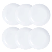 Geschirr-Set Luminarc Diwali 6 pcs Weiß Glas 19 cm
