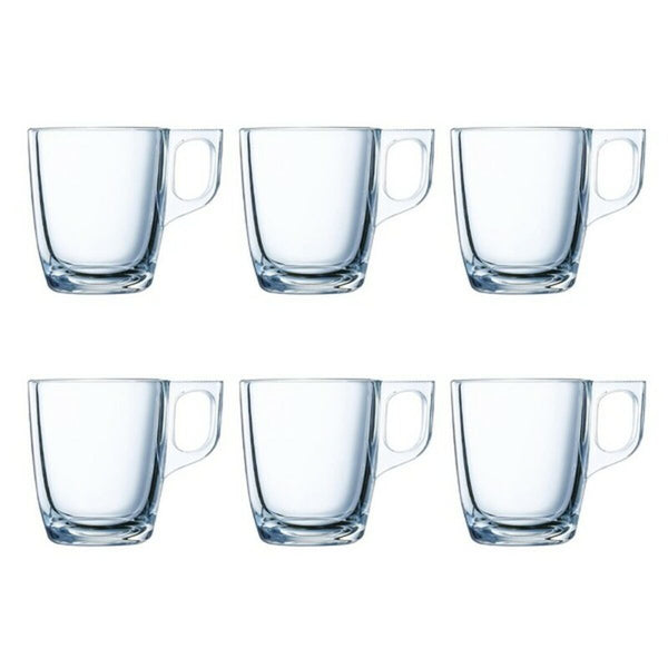 Satz von Kaffeetassen Luminarc Nuevo Durchsichtig Glas 90 ml 6 Stücke